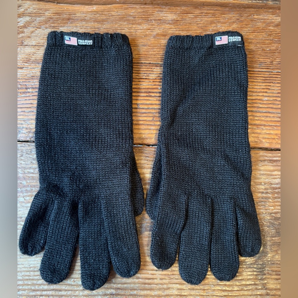 Ralph Lauren - Polo Jeans Co. Black Gloves